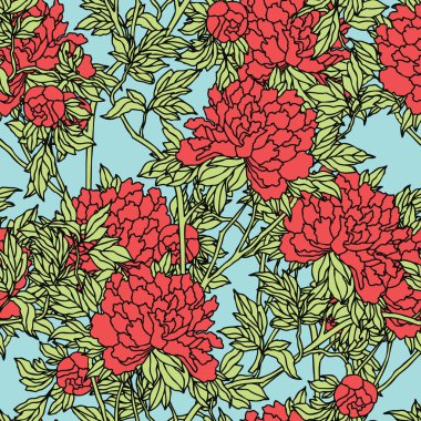 çiçek süsleme ile seamless modeli şıklığı