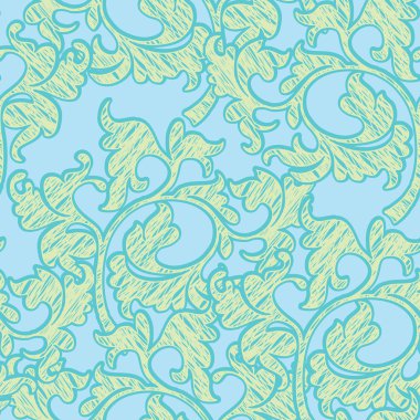 Peygamber çiçekleri ile seamless modeli şıklığı