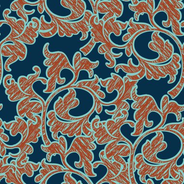 Peygamber çiçekleri ile seamless modeli şıklığı