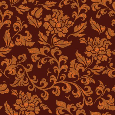 Peygamber çiçekleri ile seamless modeli şıklığı