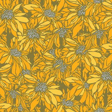 Elegance seamless modeli çiçekli