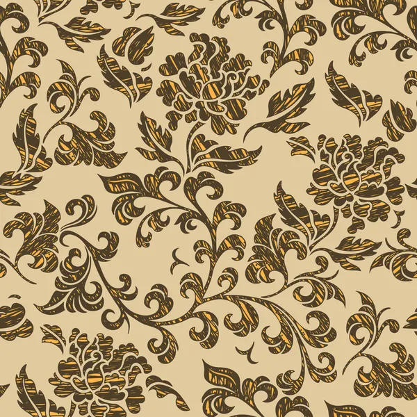 Elegance Seamless pattern with cornflowers flowers — Stock Vector