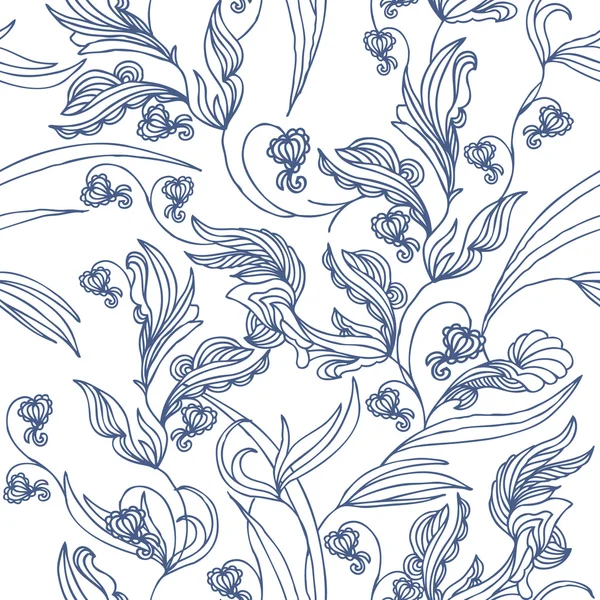 Élégance fleurs motif sans couture — Image vectorielle