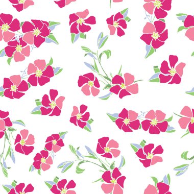 Elegance çiçek narcissus ve iris ile seamless modeli