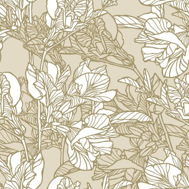 Elegance seamless modeli çiçekli