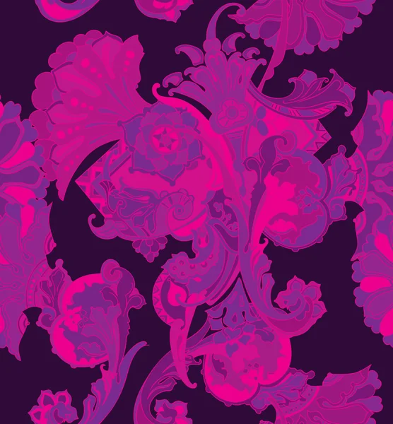 Elegance Seamless pattern flowers — Stock Vector