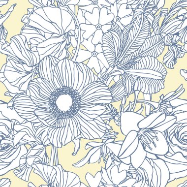 Kusursuz çiçek deseni