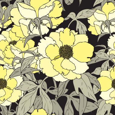 vintage tarzı çiçek şekil