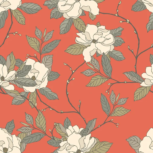 Ilustração floral em estilo vintage —  Vetores de Stock