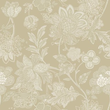 Elegance seamless modeli çiçekli,