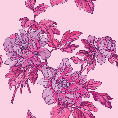 Elegance seamless modeli çiçekli,