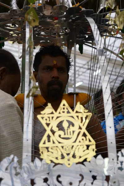 Preparando-se para o festival Thaipusam 2013 — Fotografia de Stock