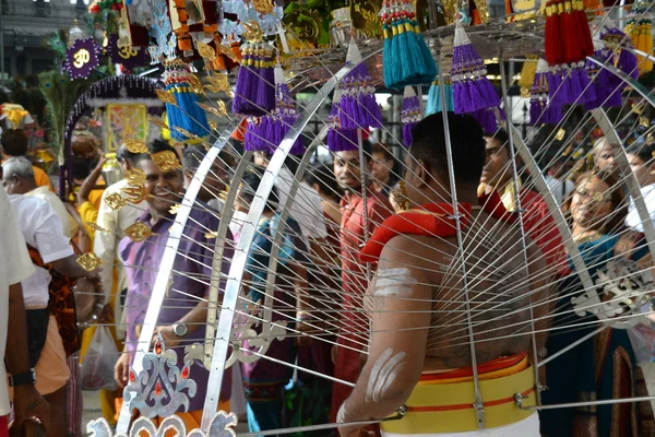 Thaipusam fesztivál 2013 — Stock Fotó