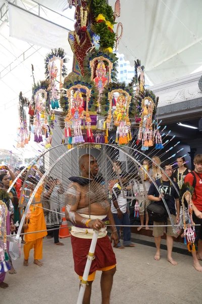 Thaipusam fesztivál 2013 — Stock Fotó