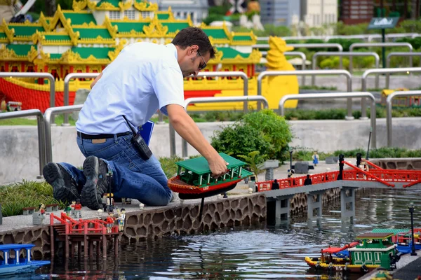 Dietro le quinte a Legoland — Foto Stock