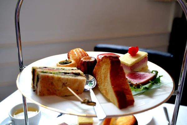 오후 차 파이 케이크 — 스톡 사진