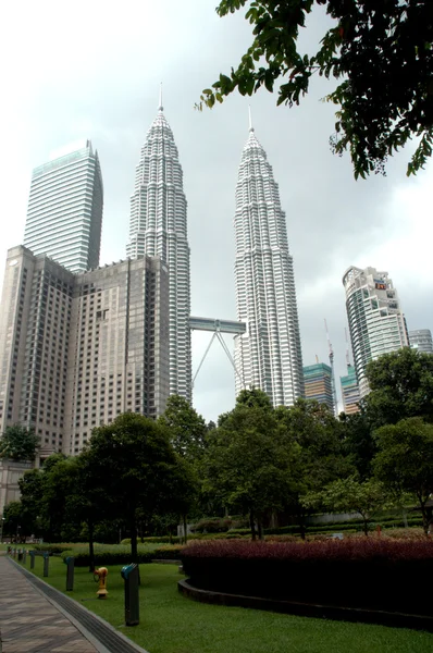 Petronas Torens in Kuala Lumpur, Maleisië — Stockfoto