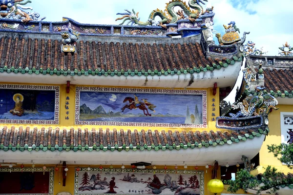 Arquitetura do templo chinês em Hoi An Vietnam — Fotografia de Stock