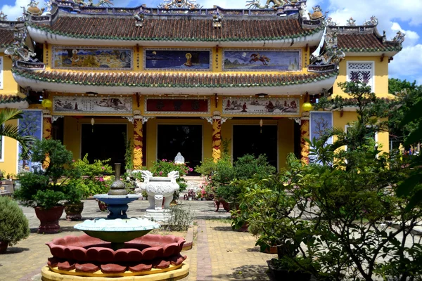 Architettura del tempio cinese in Hoi An Vietnam — Foto Stock