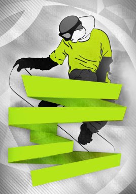 snowboard arka plan