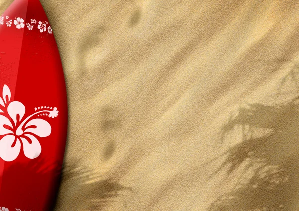 Доски для серфинга на песке — стоковое фото