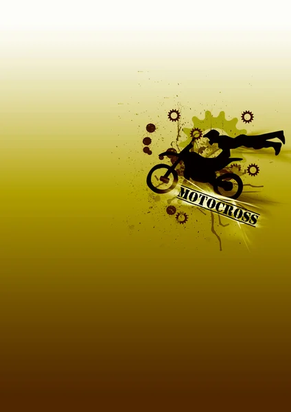 Motocross jumping — Zdjęcie stockowe