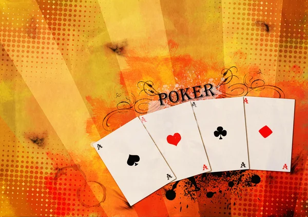 Poker grunge — Photo