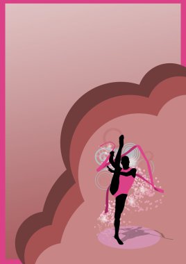 Ritmik Jimnastik arka plan