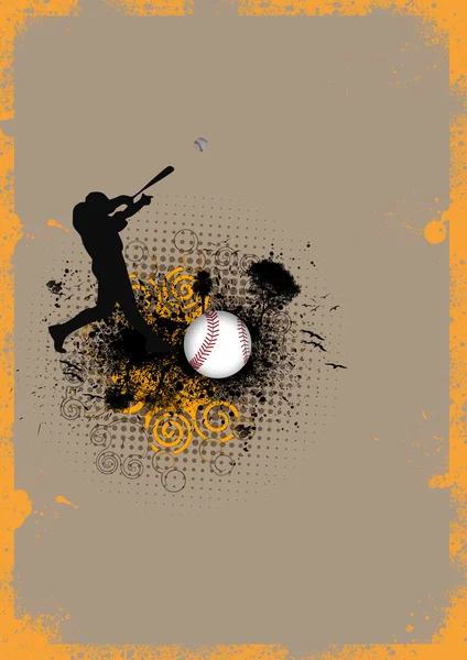 Baseball-Hintergrund — Stockfoto