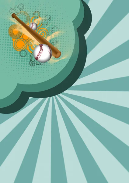 Baseball object background — Stock Photo, Image