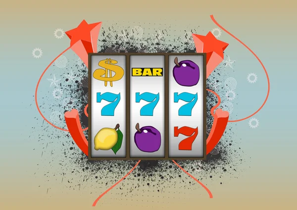 Slot machine background — Stock Photo, Image