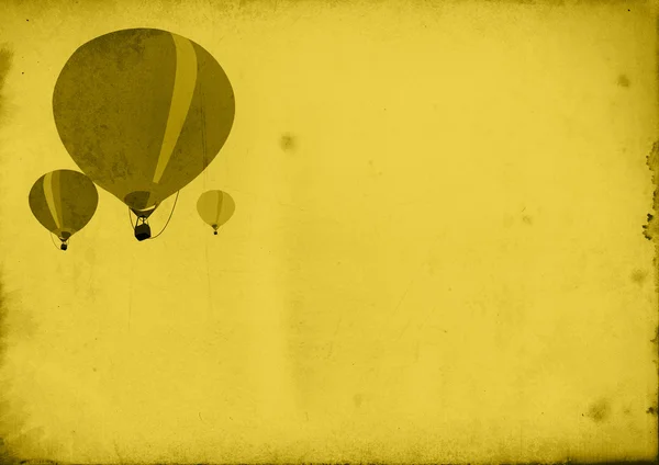 Horkovzdušné ballon pozadí — Stock fotografie
