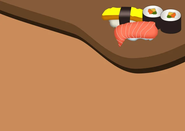 Sushi-Hintergrund — Stockfoto