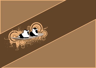 snowboard veya wakeboard arka plan