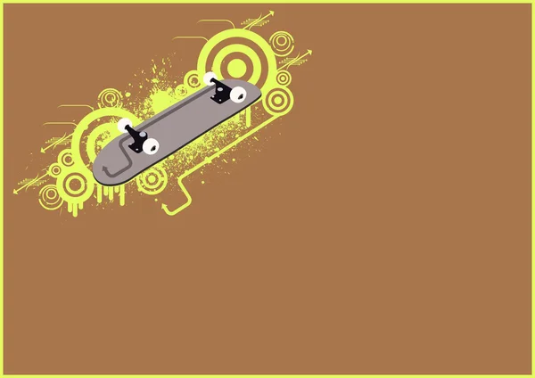 Skateboard-Hintergrund — Stockfoto