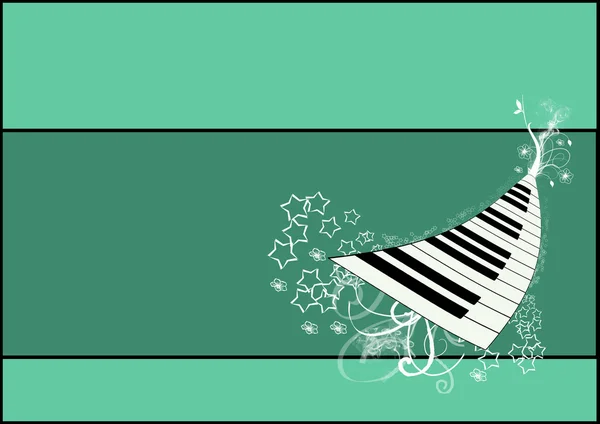 Piano achtergrond — Stockfoto