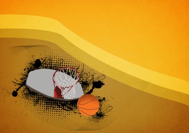 Basketbol spor arka