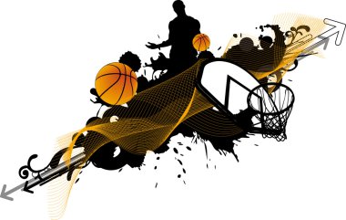 Basketbol erkek ve topu