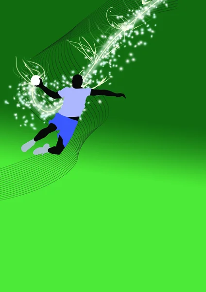 Handball shot — Stock Photo, Image