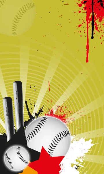 Abstrakter Baseball — Stockfoto
