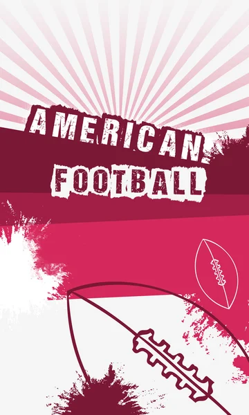 Американский футбол — стоковое фото