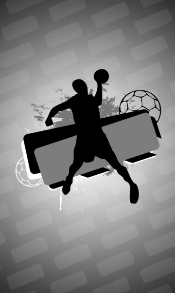 Handball shot — Stock Photo, Image