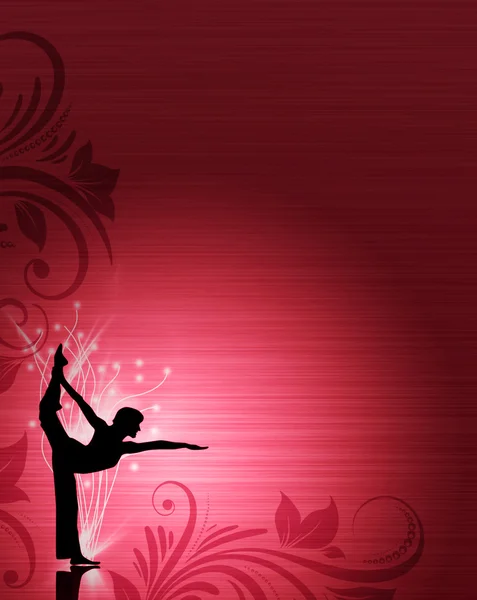 Yoga oder Ballett — Stockfoto