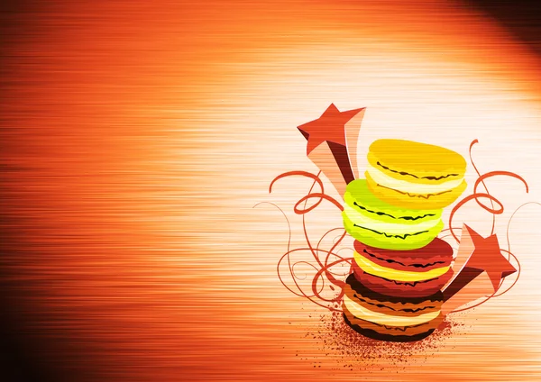 Macaron background — Stock Photo, Image