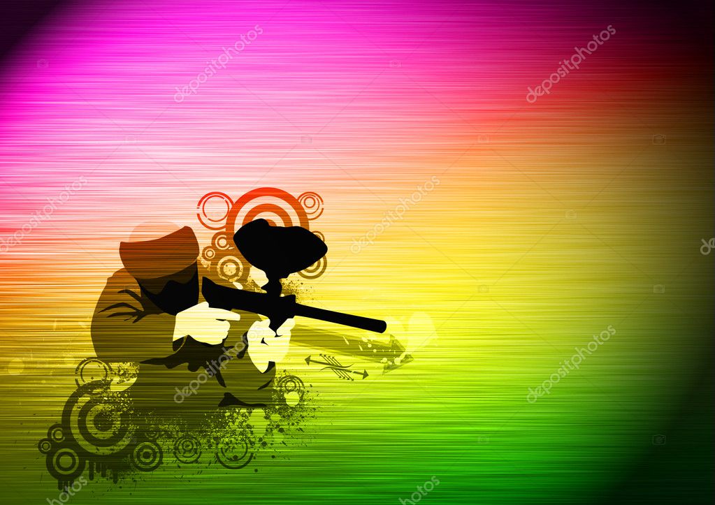Paintball Background Stock Photo By C Istone Hun