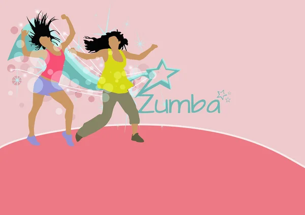 Zumba fitness — Stockfoto