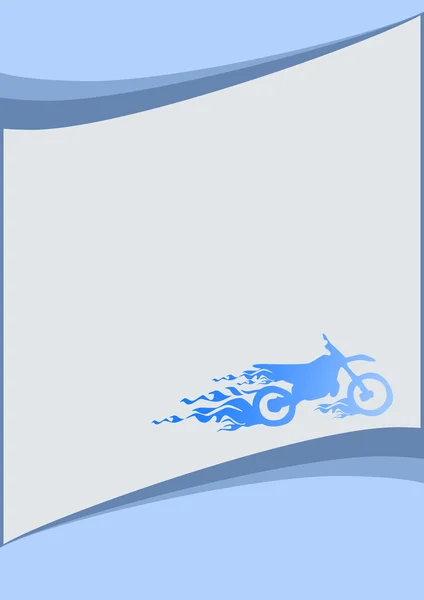Motocross saltando — Foto de Stock