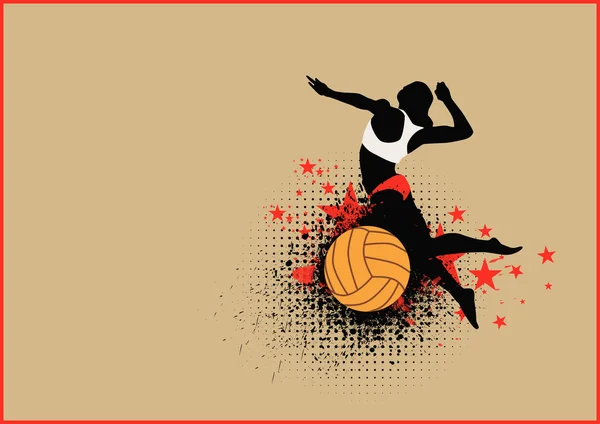 Beach volleyball — Stock Photo, Image