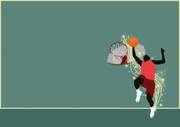 Basket sport bakgrund — Stockfoto
