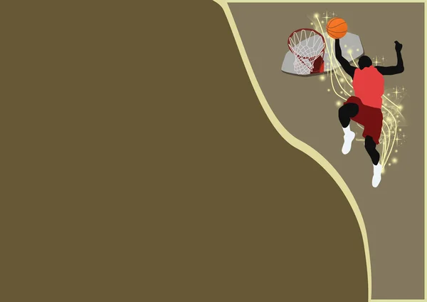 Basketbal sport achtergrond — Stockfoto
